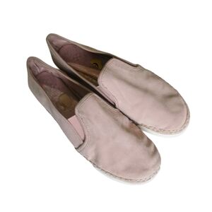 Vince Camuto Espadrille Light Pink Suede Slip On Shoes